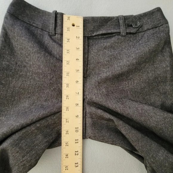 Ann Taylor Petite Signature Fit Dress Pants Womens 2P Grey Lined Flat Front - Picture 5 of 5
